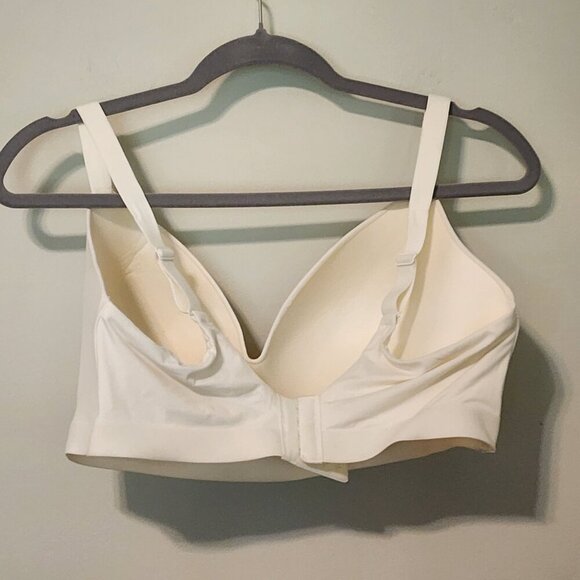 Soma Lightly Padded Bra Size 42D Off white Enbliss Wireless Soft Cup - Picture 2 of 5